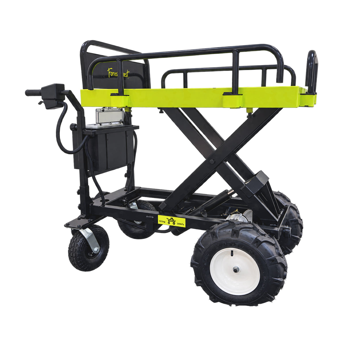 Forestwest 200kg Self-Propelled Scissor Lift Trolley, Electric Wheelbarrow BM11087 Forestwest AU
