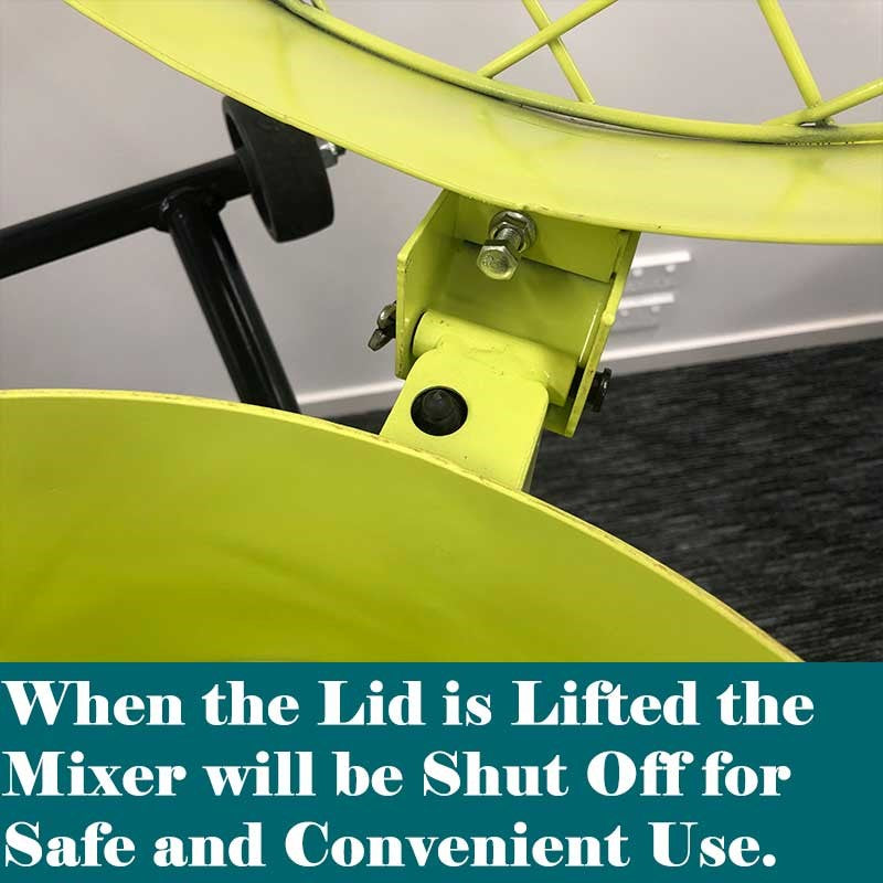 Forestwest 80L Pan Mortar Mixer 1100W Screed Mixer BM691 Forestwest