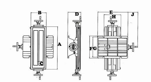 Precision Cross Sliding Table BF-20 500*180MM Table Forestwest