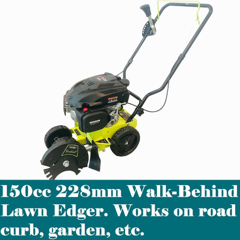 Forestwest Lawn Edger, 150CC 228MM Walk Behind Edger BM11113 Forestwest