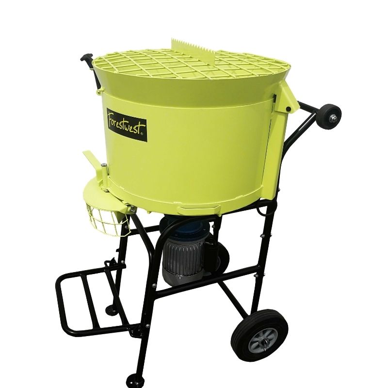 Forestwest 80L Pan Mortar Mixer 1100W Screed Mixer BM691 Forestwest