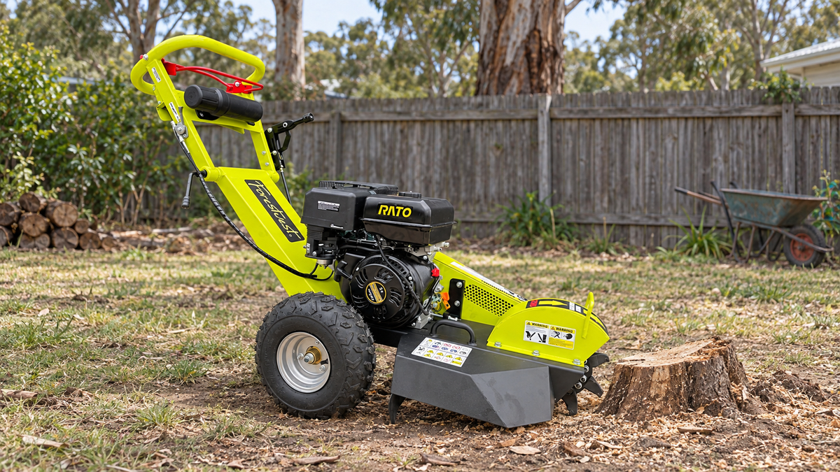 How to Use a Petrol Stump Grinder | Forestwest Guide