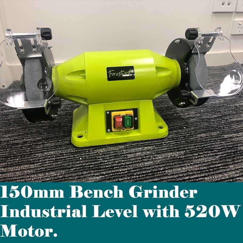 520W 150mm Industrial Bench Grinder BM20504 | Forestwest