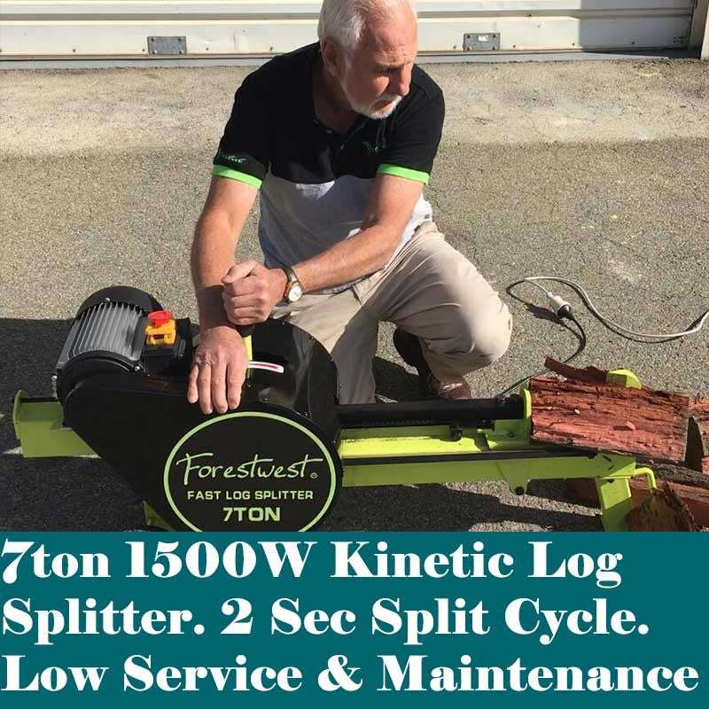 7 Ton Kinetic Log Splitter 1500W Electric Log Splitter BM11056 | Forestwest