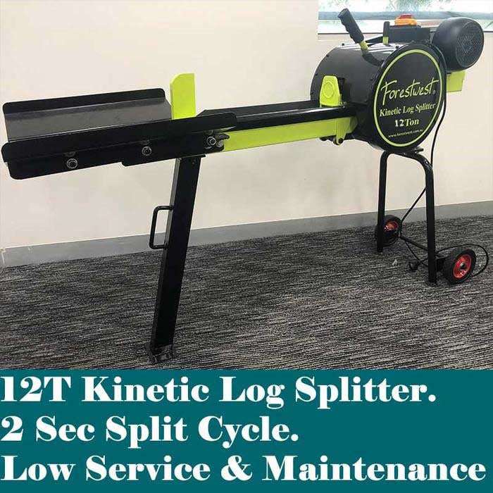 12 Ton Kinetic Log Splitter on Stand 1800W Electric Log Splitter BM11130S | Forestwest