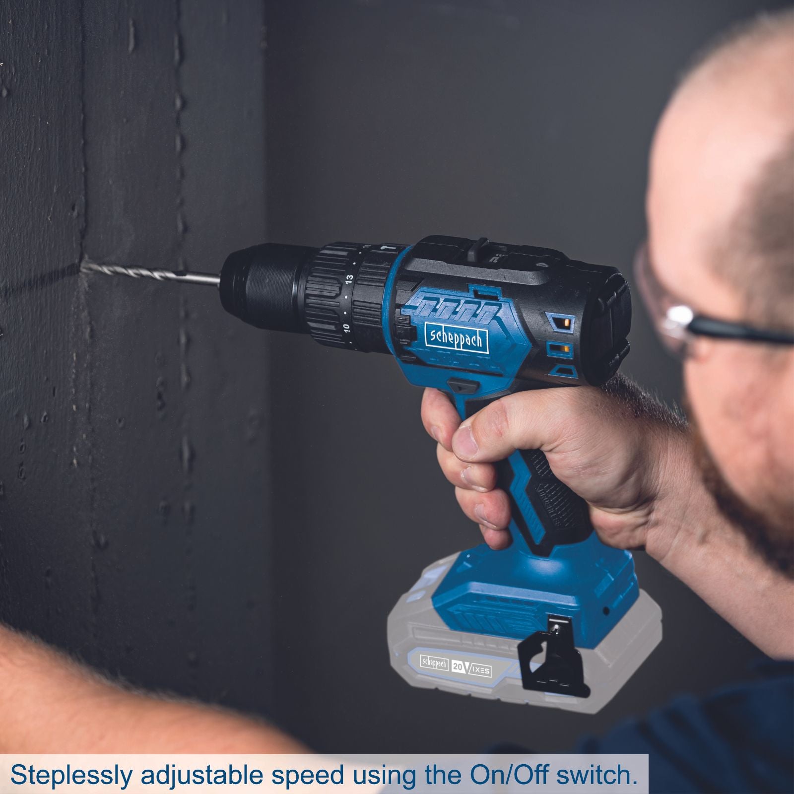 Scheppach 20V Cordless Impact Drill, BC-CD60-X (Skin Only) Scheppach