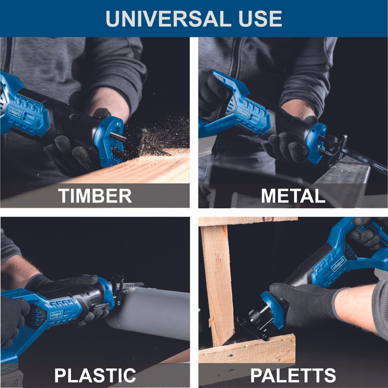 Scheppach 20V Cordless Reciprocating Saw BC-RS250-X (Skin Only) Scheppach