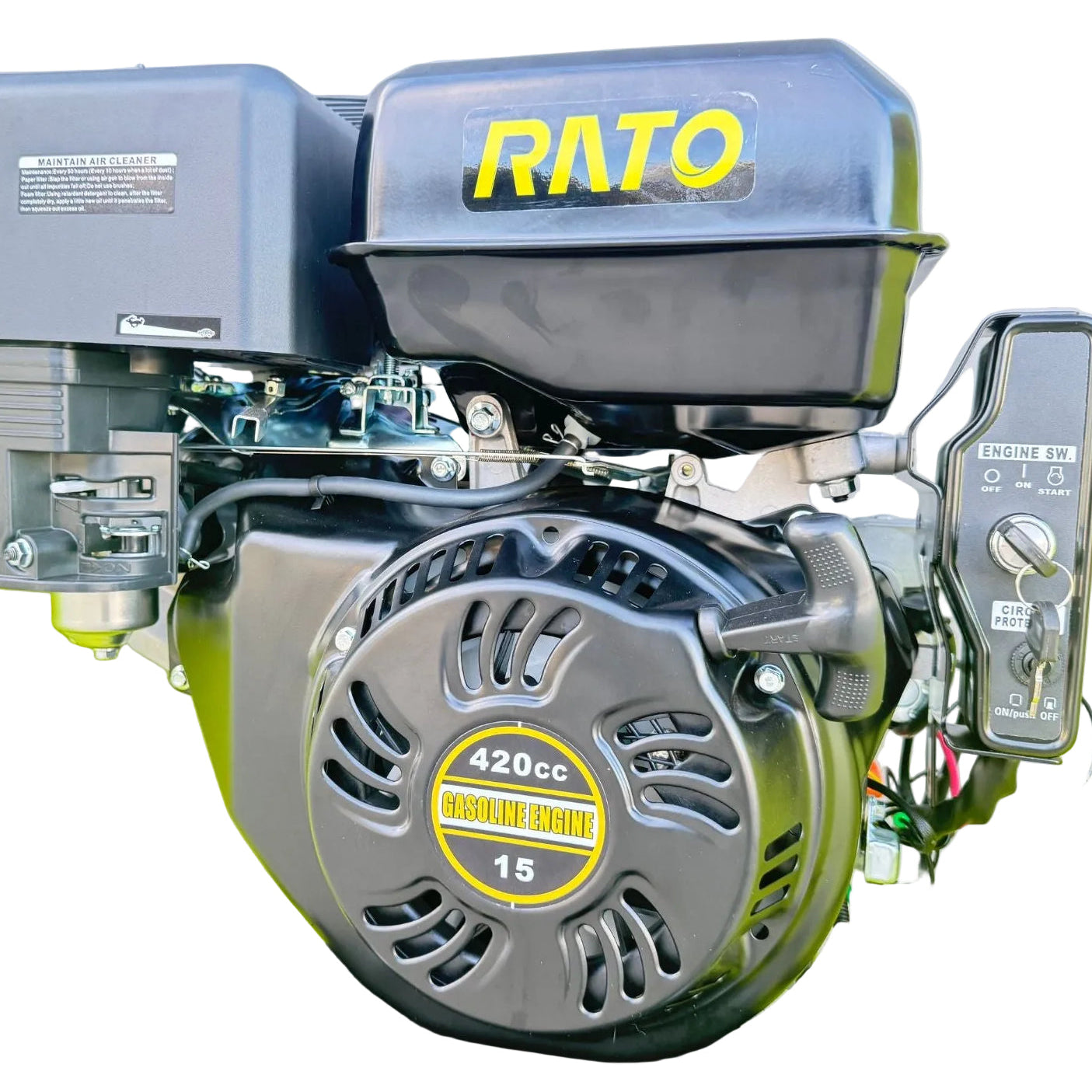 Forestwest 120mm Wood Chipper 15hp Petrol Chipper with E-Start BM11073E Forestwest