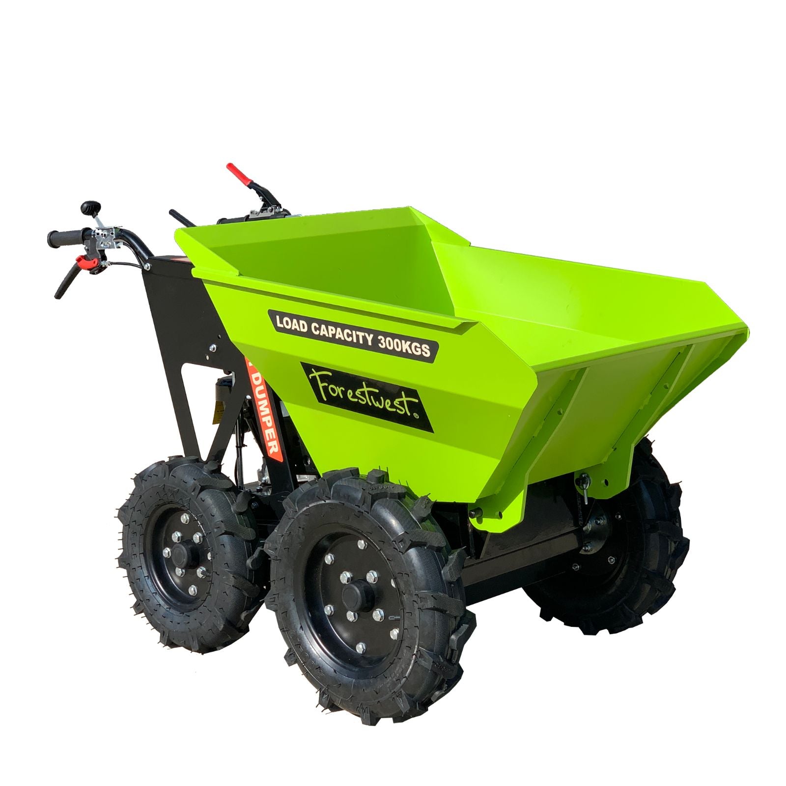 Forestwest 300KG Motorised Wheelbarrow, 200CC Mini Dumper Manual Tip BM11077B