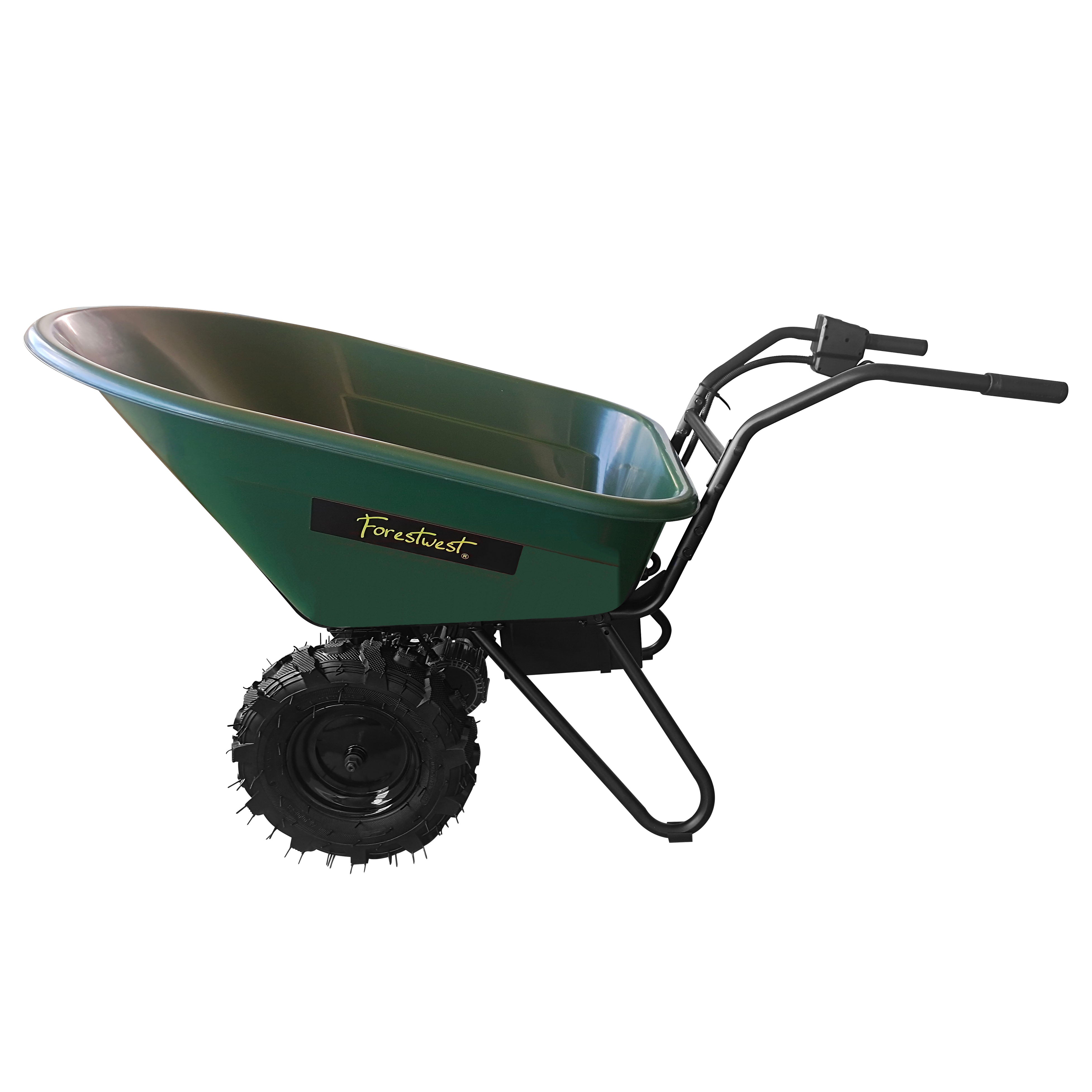 24V 12Ah 200kg 170L Battery Wheel Barrow BM11086 Forestwest