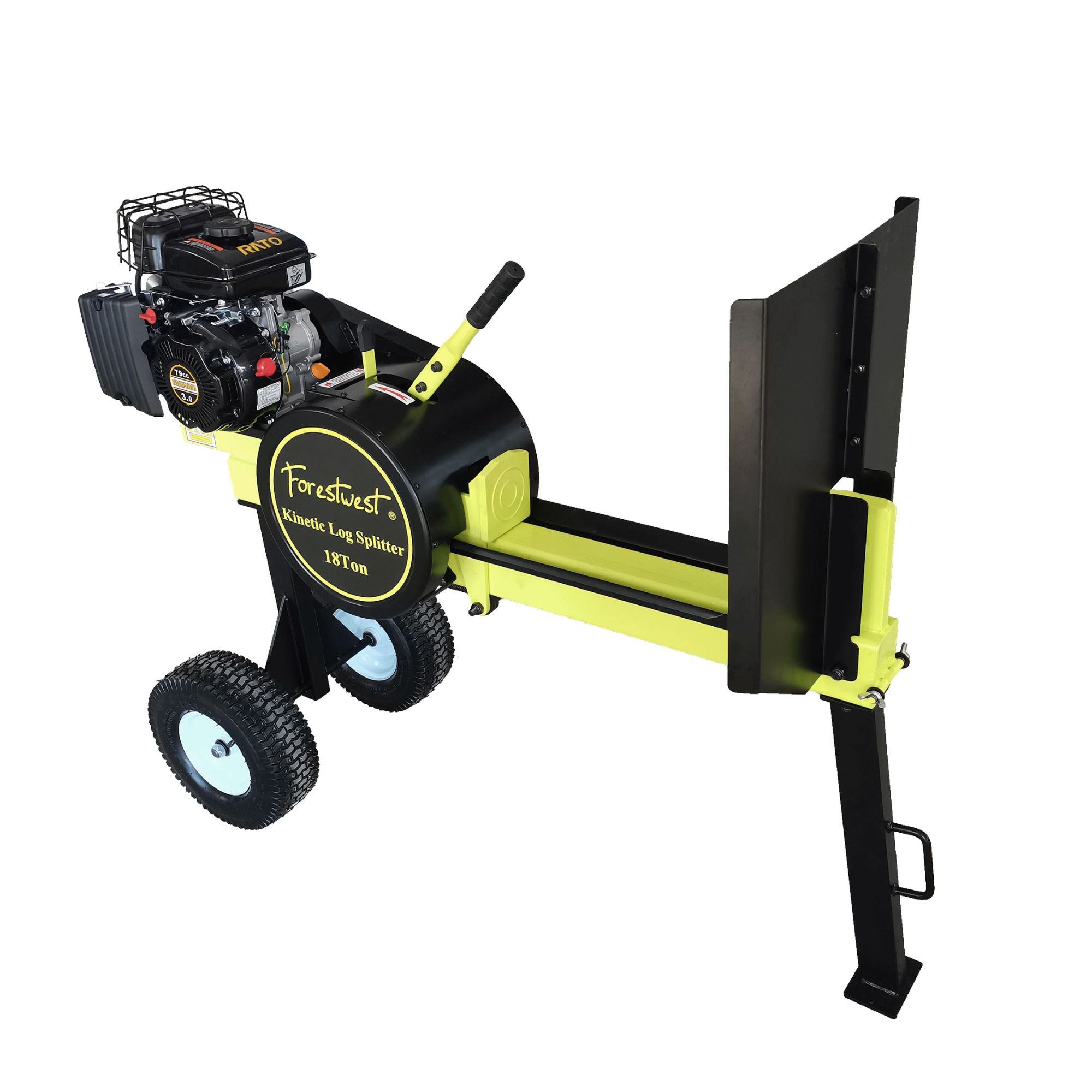 Forestwest 18 Ton Kinetic Log Splitter 3HP Petrol Log Splitter BM11097P Forestwest