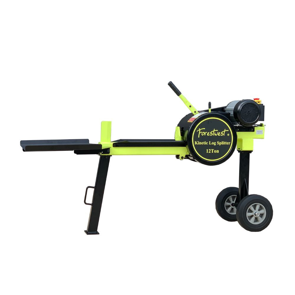 Forestwest 12 Ton Kinetic Log Splitter on Stand 1800W Electric Log Splitter BM11130S