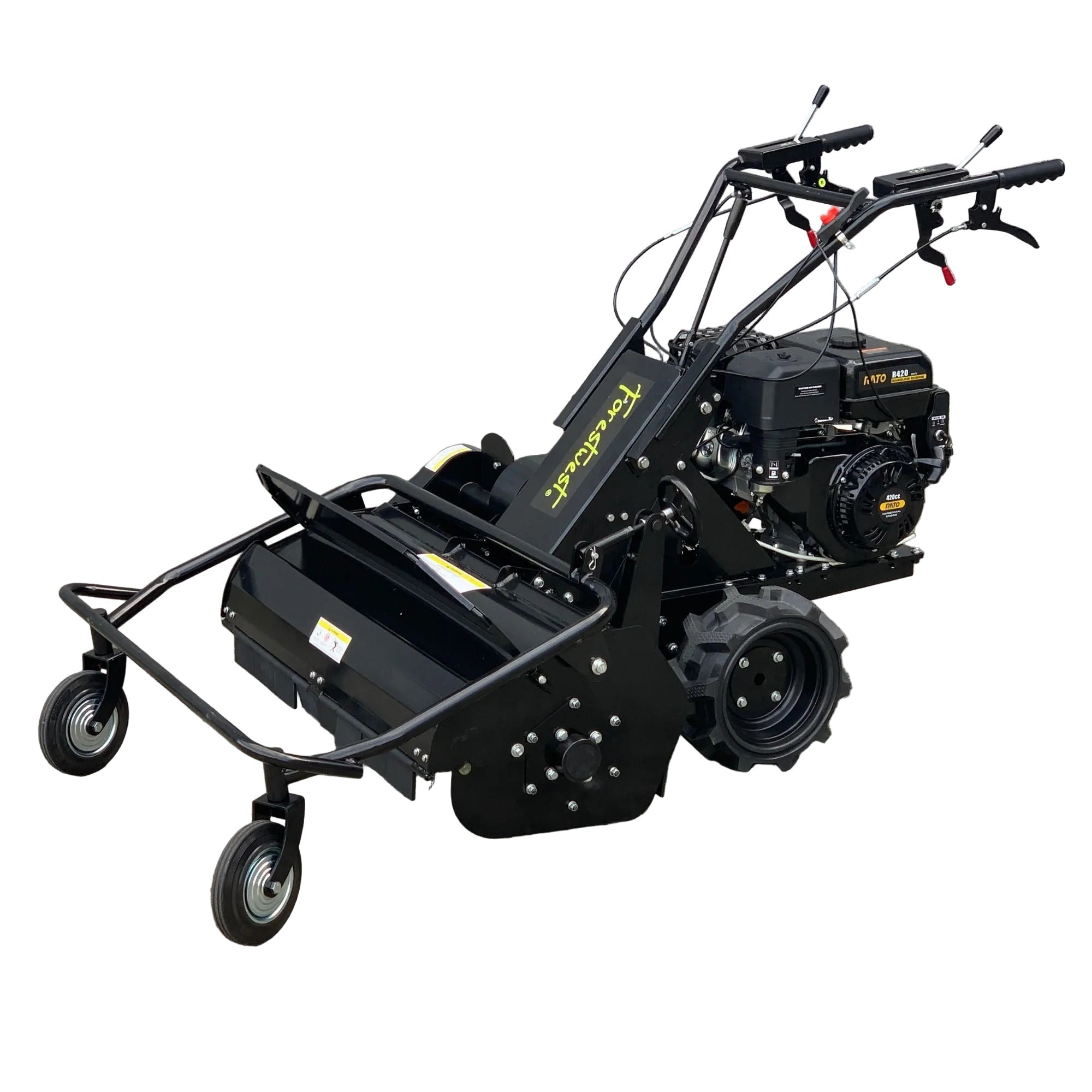 420cc 90cm Self Propelled Petrol Flail Mower BM11162 Forestwest AU