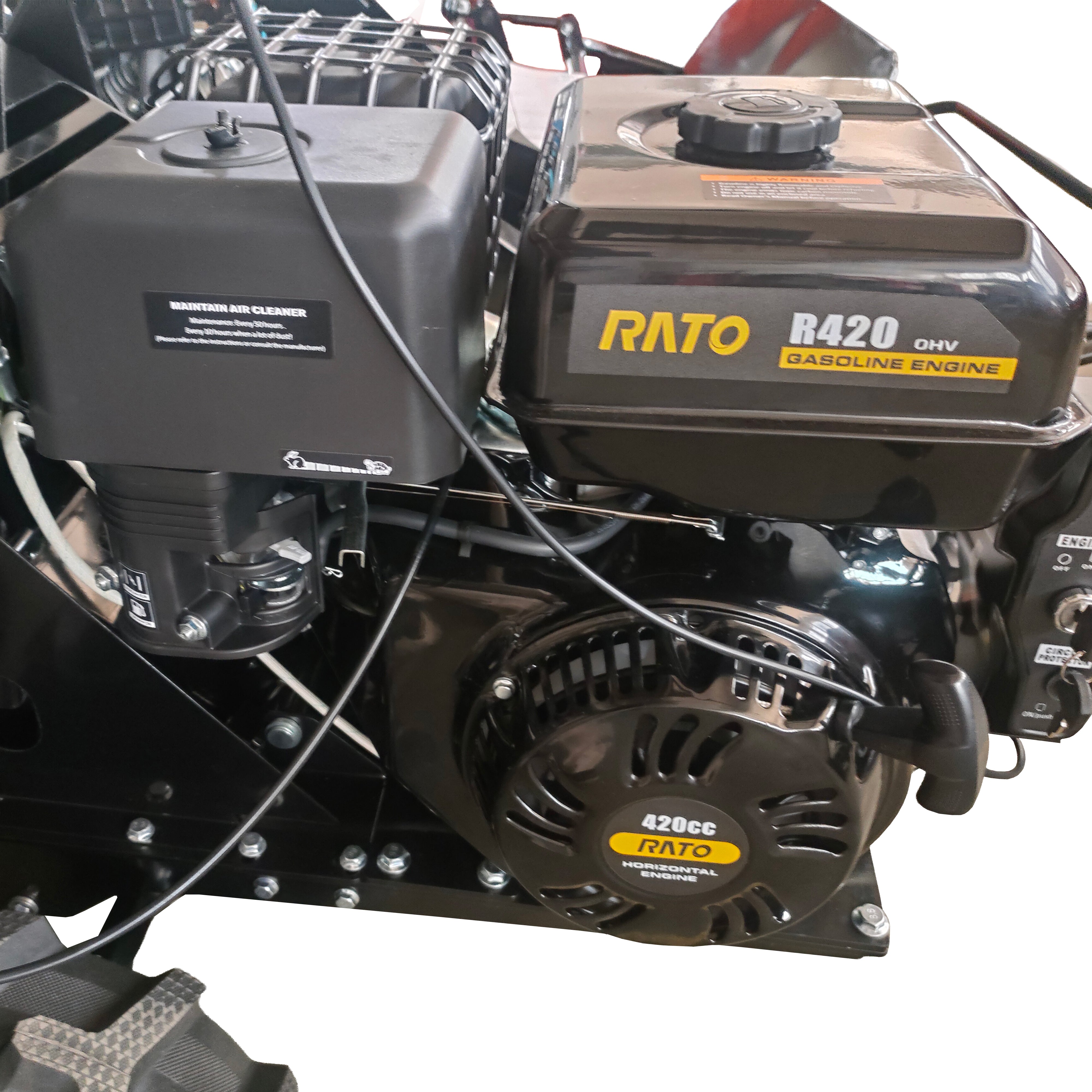 420cc 90cm Self Propelled Petrol Flail Mower BM11162 Forestwest AU