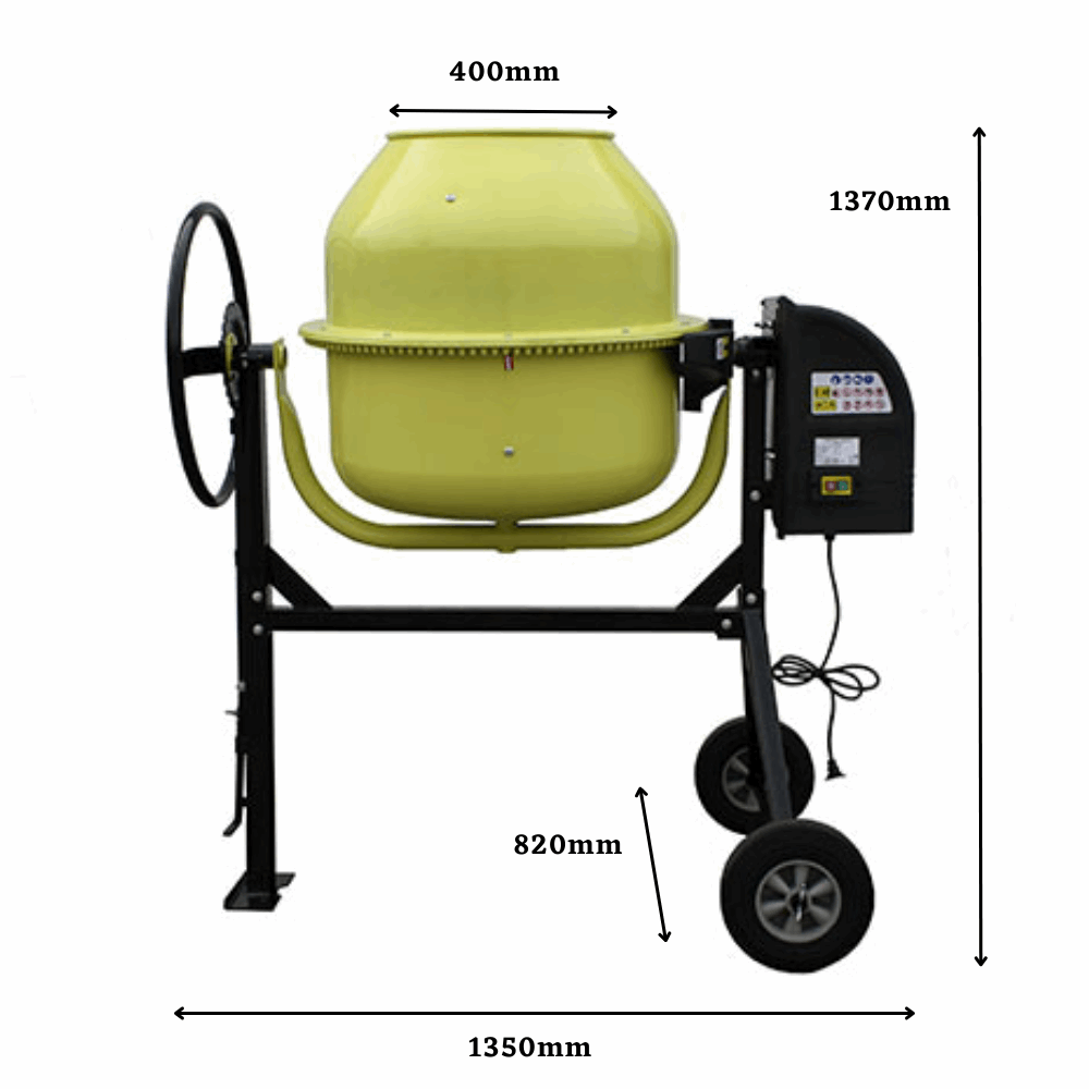 180l 180L 800W Electric Portable Cement Mixer | Forestwest
