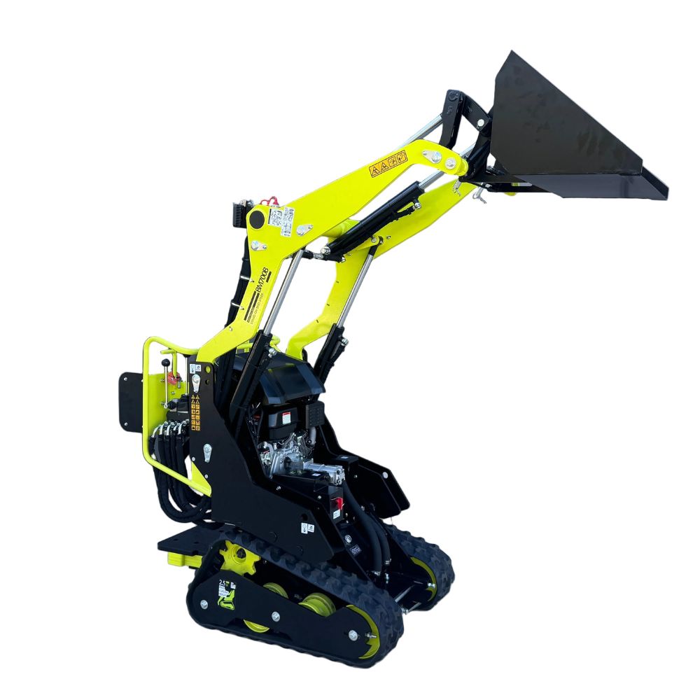 Forestwest Tracked Mini Loader, Skid Steer Loader with 80L Bucket BM700B Forestwest
