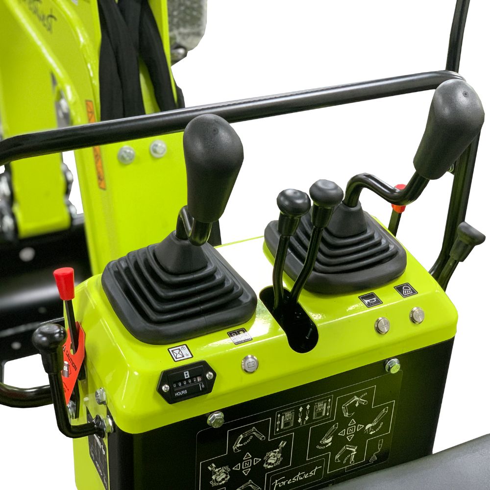 Forestwest Mini Excavator, 306cc Compact Excavator BM710 Forestwest