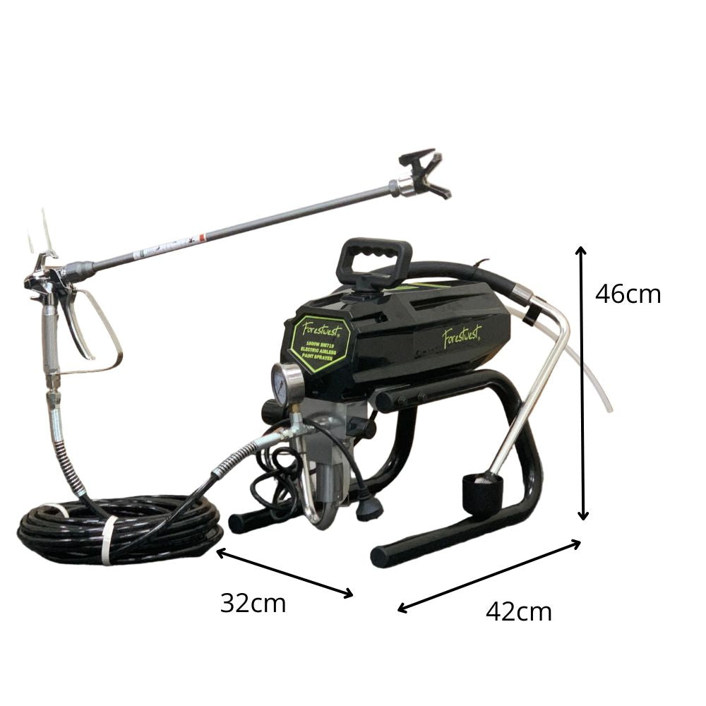 Forestwest Airless Paint Sprayer 3100PSI 1000W Electric  Paint Spray Gun BM719