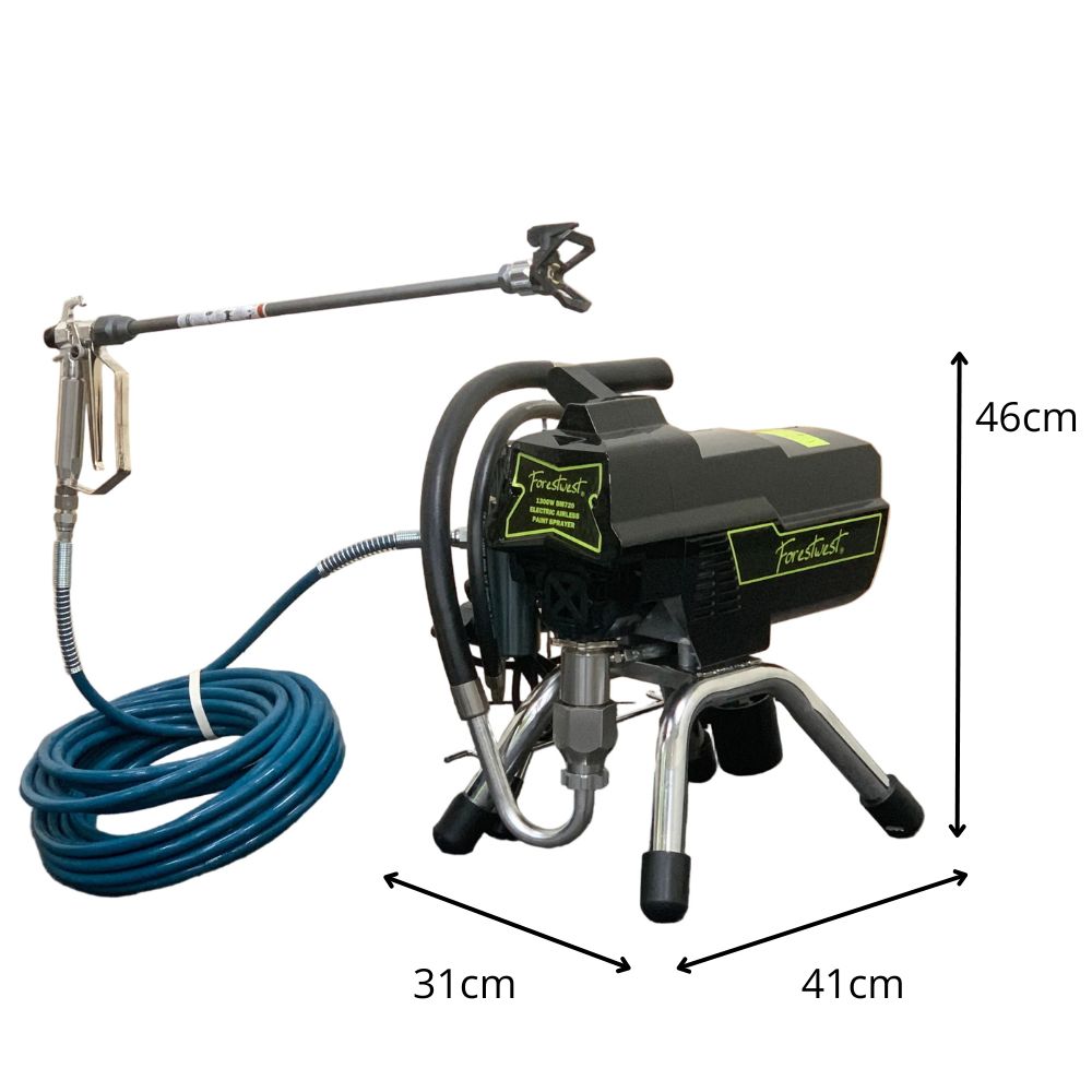 Forestwest Airless Paint Sprayer 3300PSI 1300W Electric Paint Spray Gun BM720 Forestwest