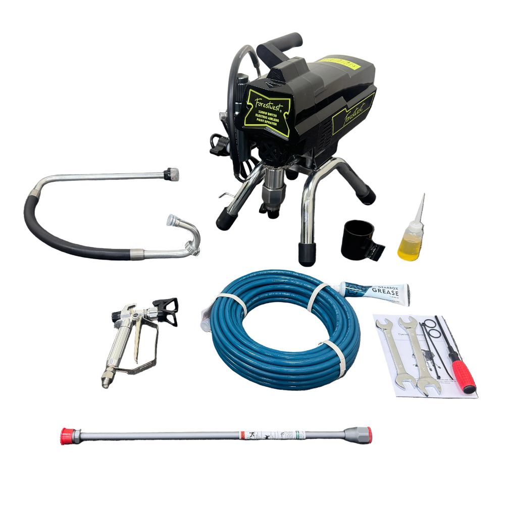 Forestwest Airless Paint Sprayer 3300PSI 1300W Electric Paint Spray Gun BM720 Forestwest