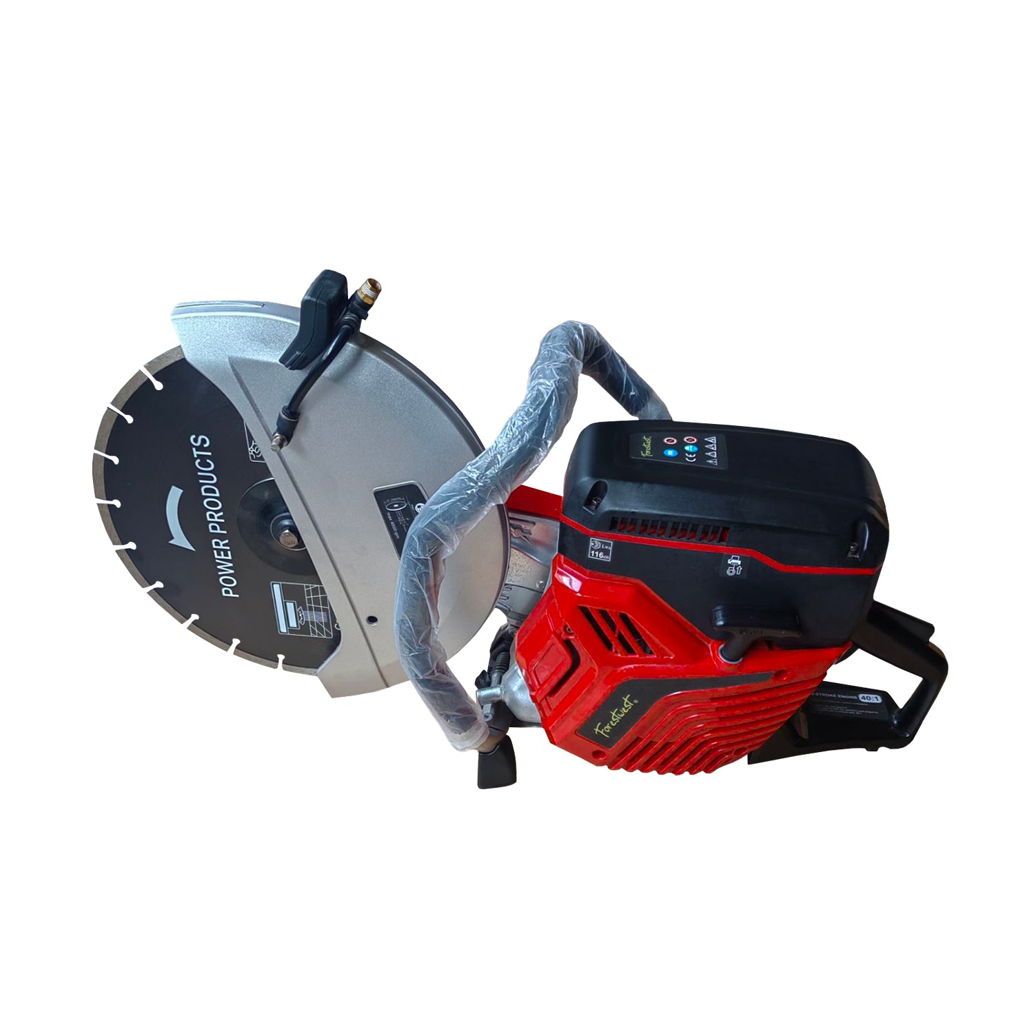 Forestwest 350MM 3500W Petrol Concrete Saw with Water Tank Stand BM722 Forestwest