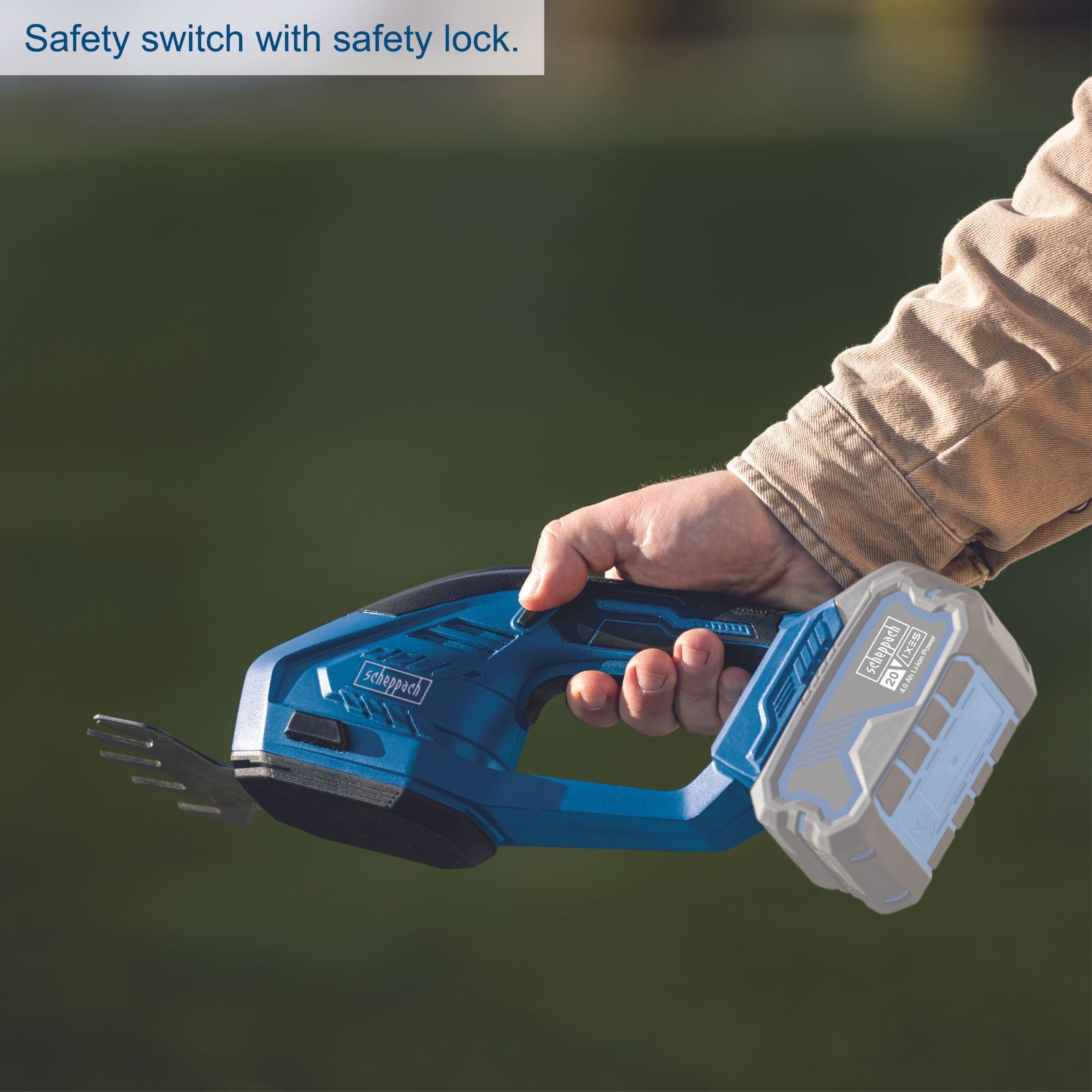 Scheppach 20V Cordless Hedge Trimmer Shear C-HTGS200-X (Skin Only) Scheppach