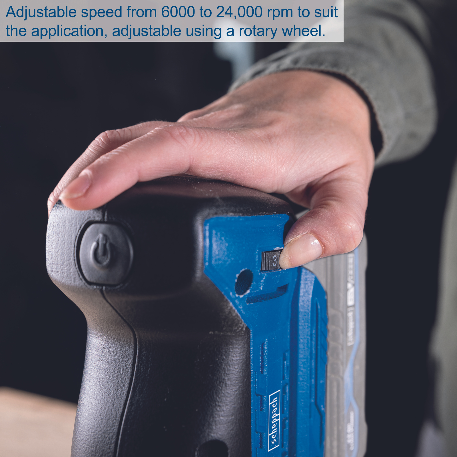 Scheppach 20V 125mm Orbital Sander C-OBS125-X (Skin Only) Scheppach