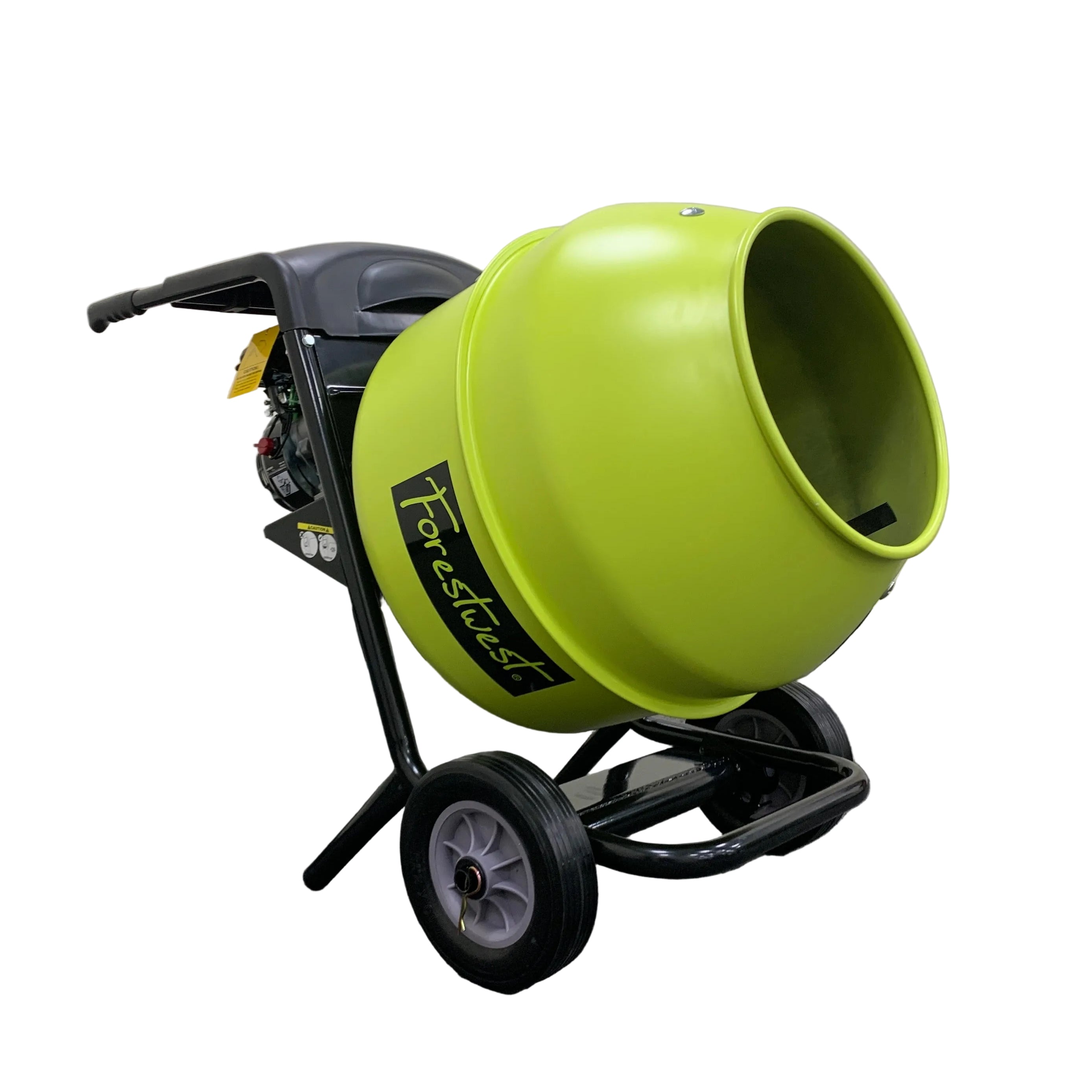 140L Front Tip Cement Mixer with Stand, 2.5HP Petrol Concrete Mixer BM727 Forestwest