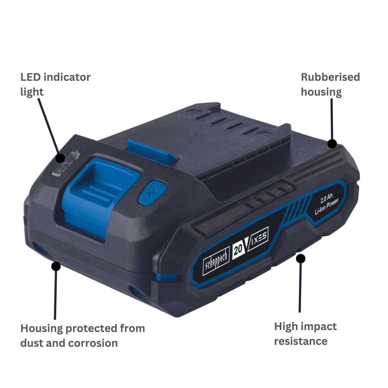 Scheppach 20V 2.0Ah Battery