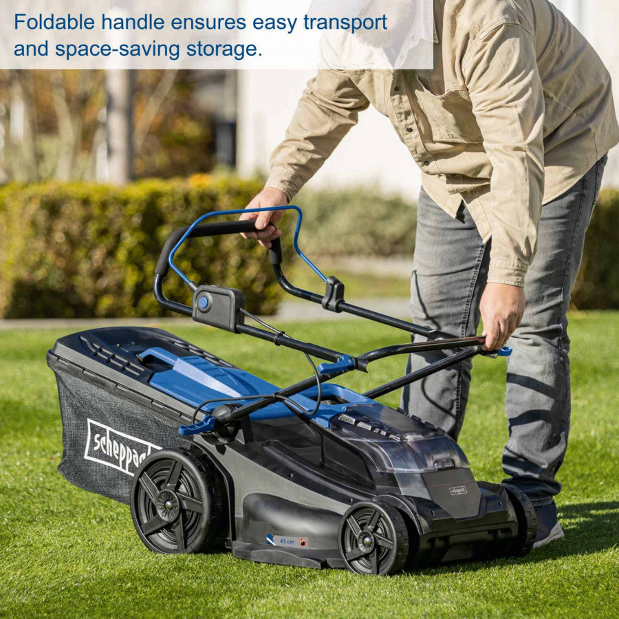 Scheppach 2x20V 430mm Cordless Lawn Mower BC-MP430-X (Skin Only) Scheppach