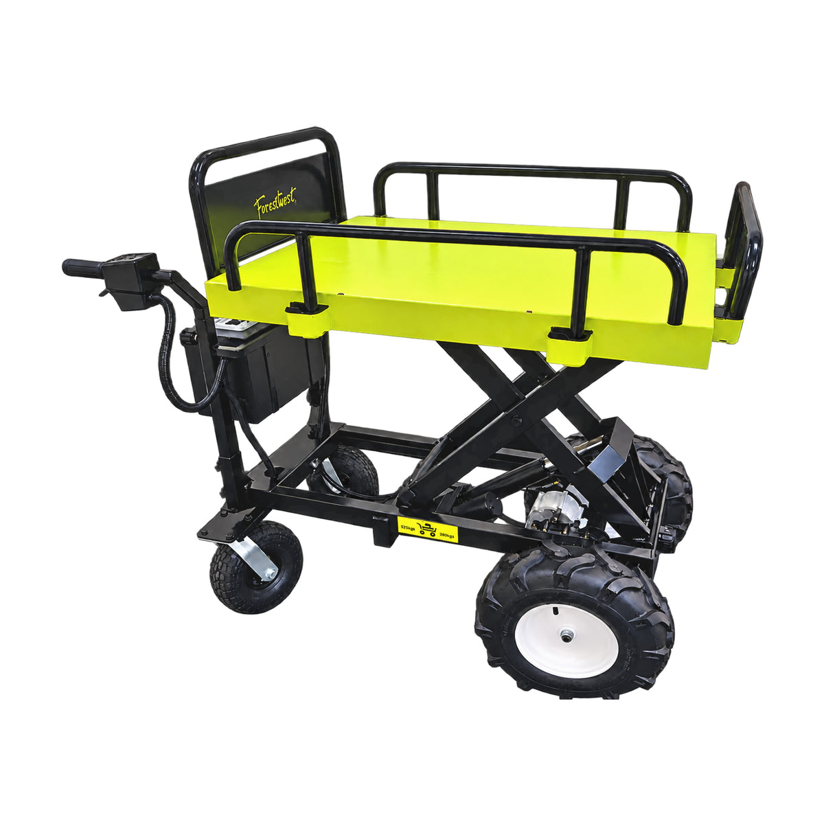 Forestwest 300kg Self-Propelled Scissor Lift Trolley, Electric Wheelbarrow BM11087 Forestwest AU