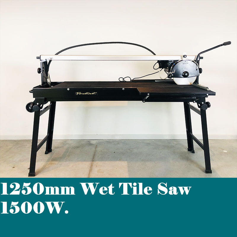 1250MM 1500W Electric Wet Tile Saw BM683 | Forestwest
