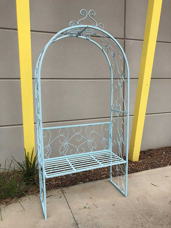 Garden Arch with Bench Patio Arbour Plant Climbing Support | Forestwest